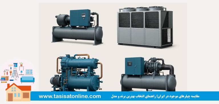 مقایسه چیلرهای موجود در ایران؛ راهنمای انتخاب بهترین برند و مدل